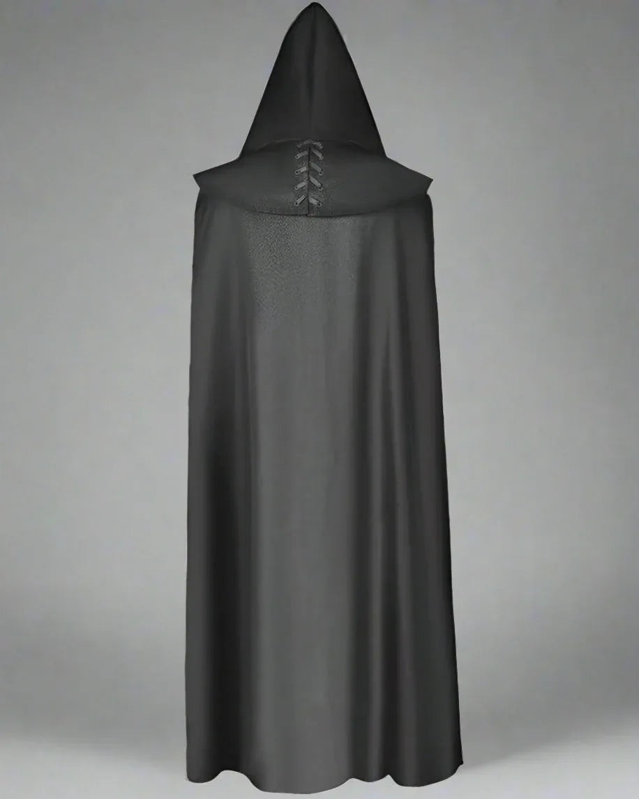 Enigmatic Gothic Hooded Cape -  hooded cloak - Gothic Hooded Cape for Themed Events and Everyday Wear