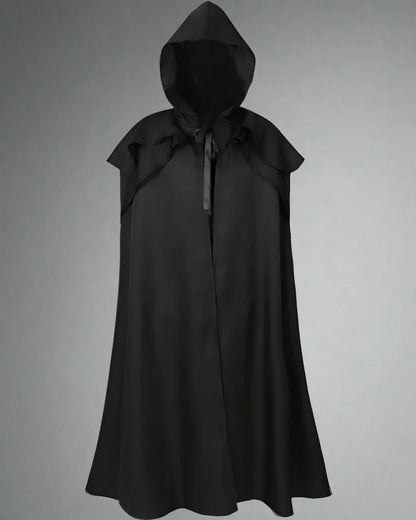 Enigmatic Gothic Hooded Cape -  techwear - Gothic Hooded Cape for Themed Events and Everyday Wear