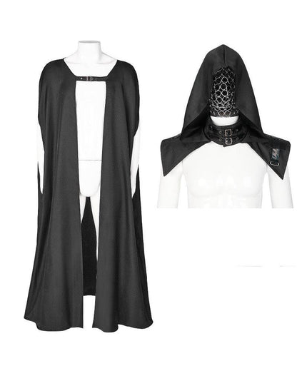 Enigmatic Gothic Hooded Cape -  wizarding cape - Gothic Hooded Cape for Themed Events and Everyday Wear
