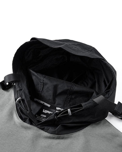 Essential Hooded Tee with Pockets -  breathable - Essential Hooded Tee with Convenient Pockets
