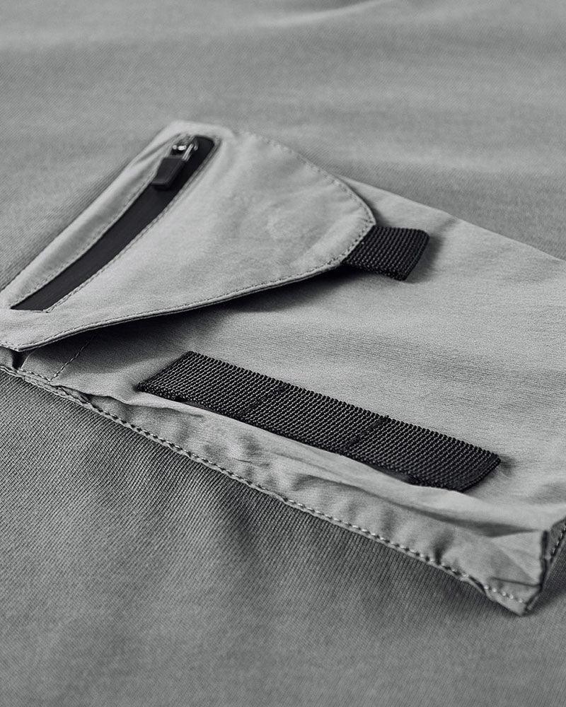 Essential Hooded Tee with Pockets -  comfortable everyday wear - Essential Hooded Tee with Convenient Pockets