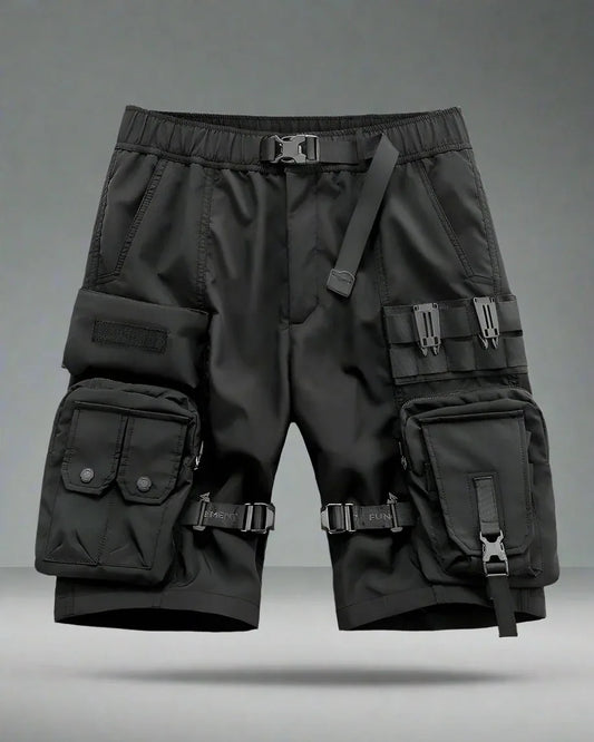 Essential Pocketed Cargo Shorts - cargo shorts - Versatile Pocketed Cargo Shorts for Active Days