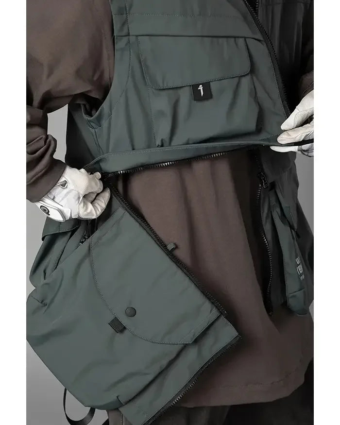 Essential Urban Tech Vest -  urban mobility vest - Lightweight Urban Tech Vest with Adjustable Fit