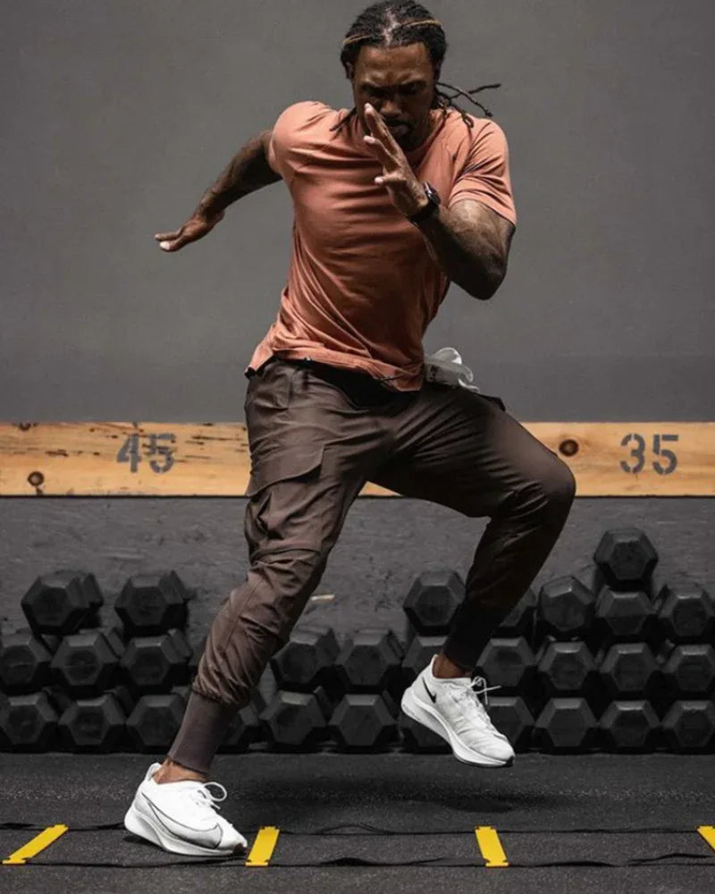 Essential Utility Cargo Pants -  men's clothing - Stylish Utility Cargo Pants with Multi-Pockets