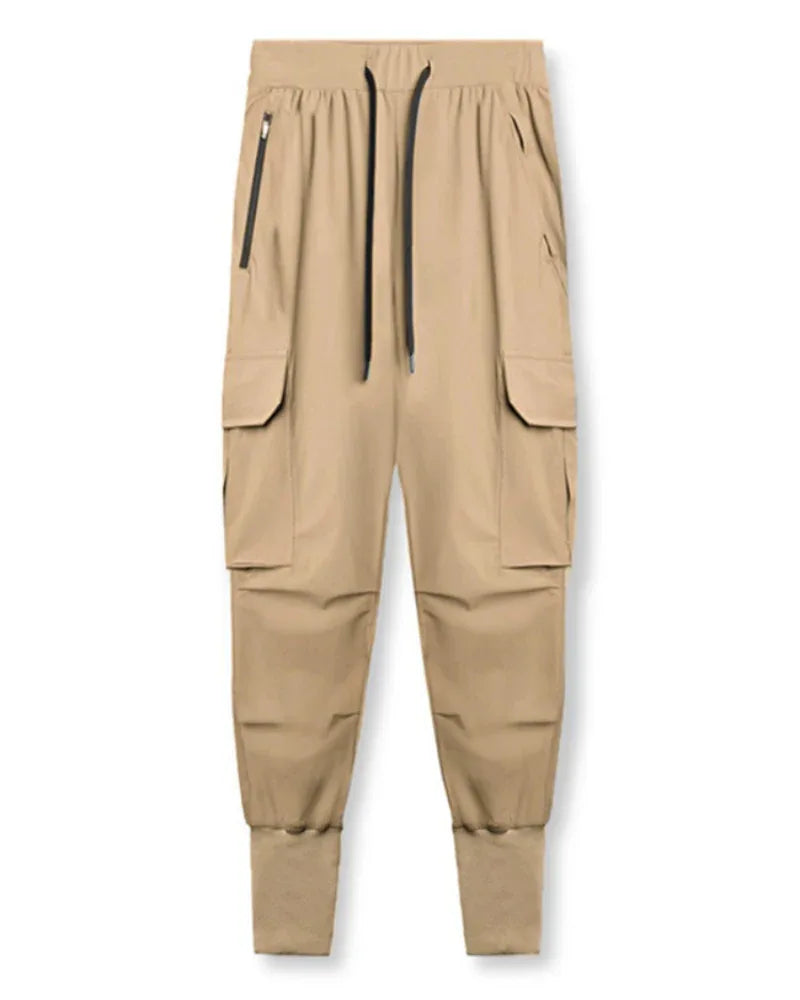 Essential Utility Cargo Pants -  men's clothing - Stylish Utility Cargo Pants with Multi-Pockets
