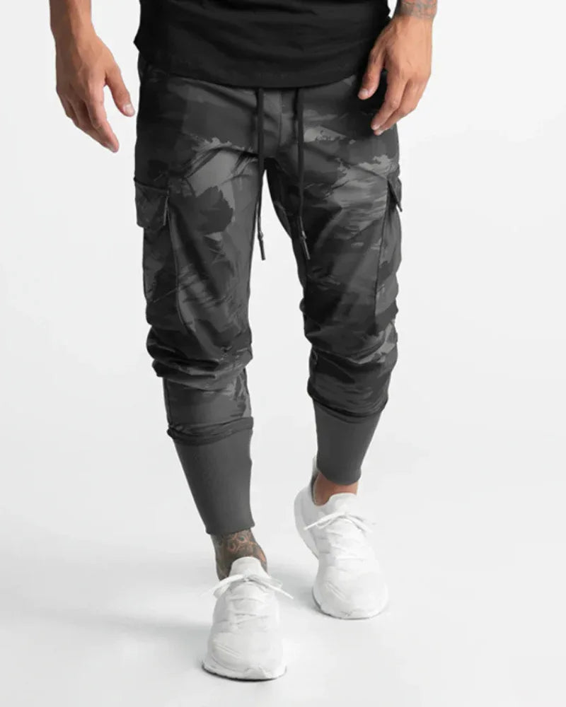 Essential Utility Cargo Pants -  men's clothing - Stylish Utility Cargo Pants with Multi-Pockets