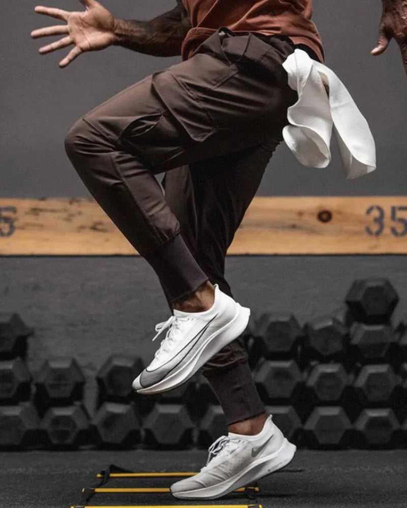 Essential Utility Cargo Pants -  sportswear - Stylish Utility Cargo Pants with Multi-Pockets