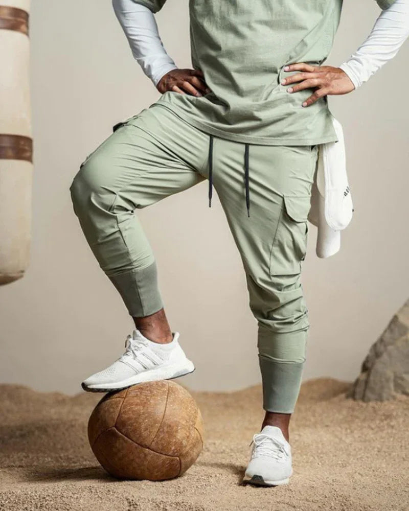 Essential Utility Cargo Pants -  sportswear - Stylish Utility Cargo Pants with Multi-Pockets
