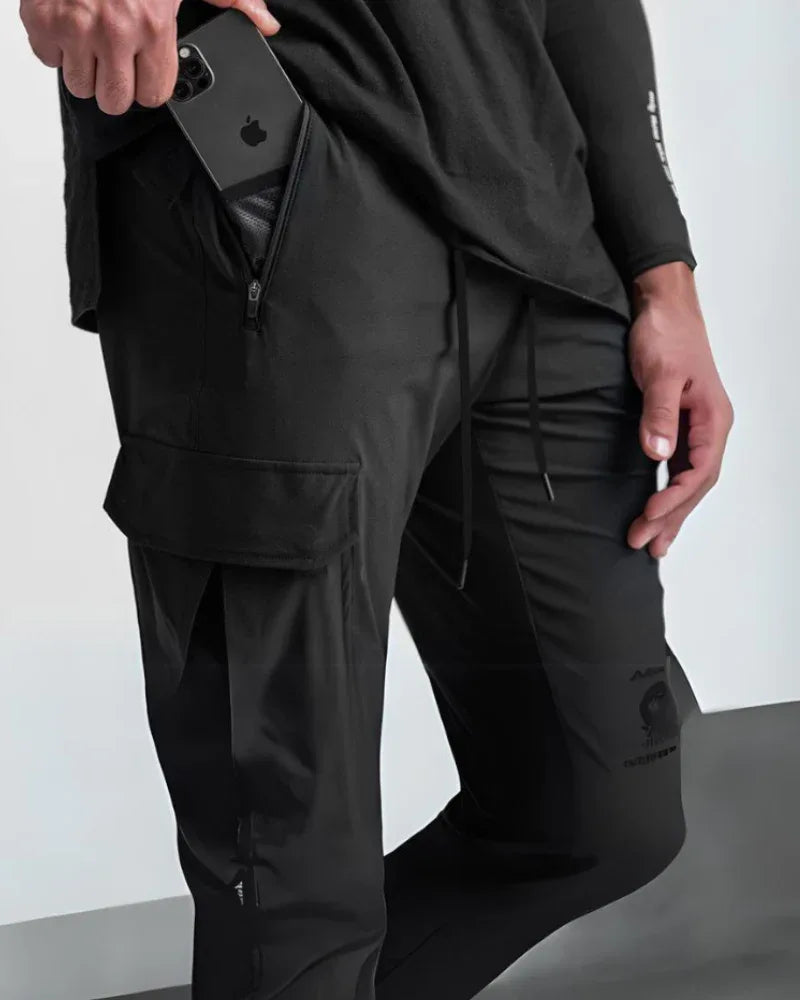 Essential Utility Cargo Pants -  stylish tapered fit pants - Stylish Utility Cargo Pants with Multi-Pockets