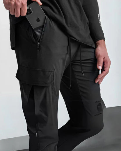 Essential Utility Cargo Pants -  stylish tapered fit pants - Stylish Utility Cargo Pants with Multi-Pockets