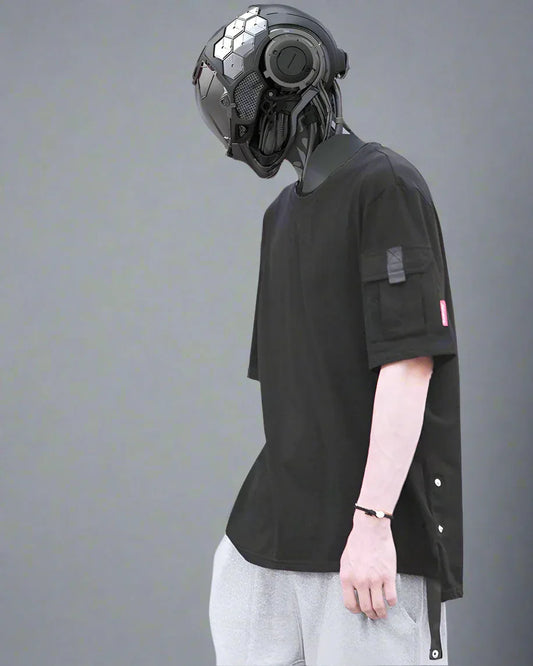 Exploration-Ready Pocket Tee - cyberpunk t-shirt - Stylish Pocket Tee for Everyday Adventure