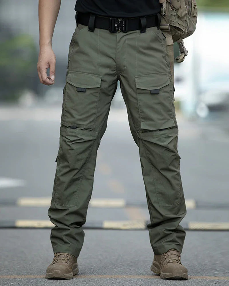 Explorer's Camo Cargo Pants -  cargo pants - Comfortable Explorer's Camo Cargo Pants for Adventures
