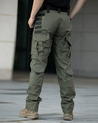 Explorer's Camo Cargo Pants -  techwear outfit - Comfortable Explorer's Camo Cargo Pants for Adventures