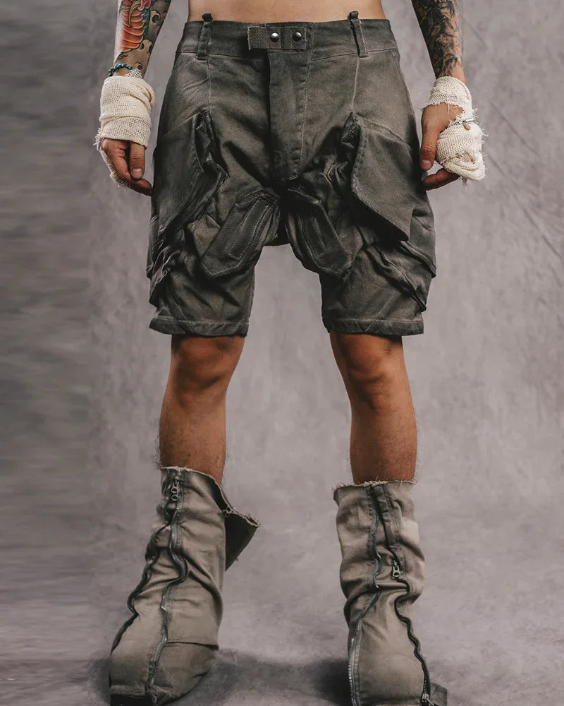 Explorer's Essential Cargo Shorts - comfortable urban shorts - Cargo Shorts for Urban and Outdoor Adventures
