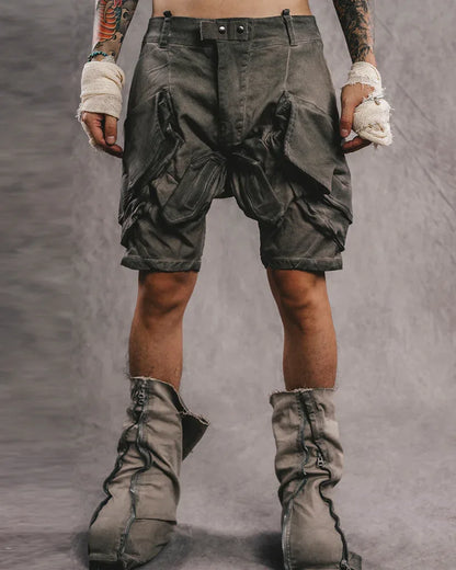 Explorer's Essential Cargo Shorts - comfortable urban shorts - Cargo Shorts for Urban and Outdoor Adventures