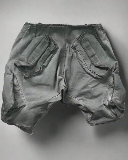Explorer's Essential Cargo Shorts -  cotton shorts - Cargo Shorts for Urban and Outdoor Adventures