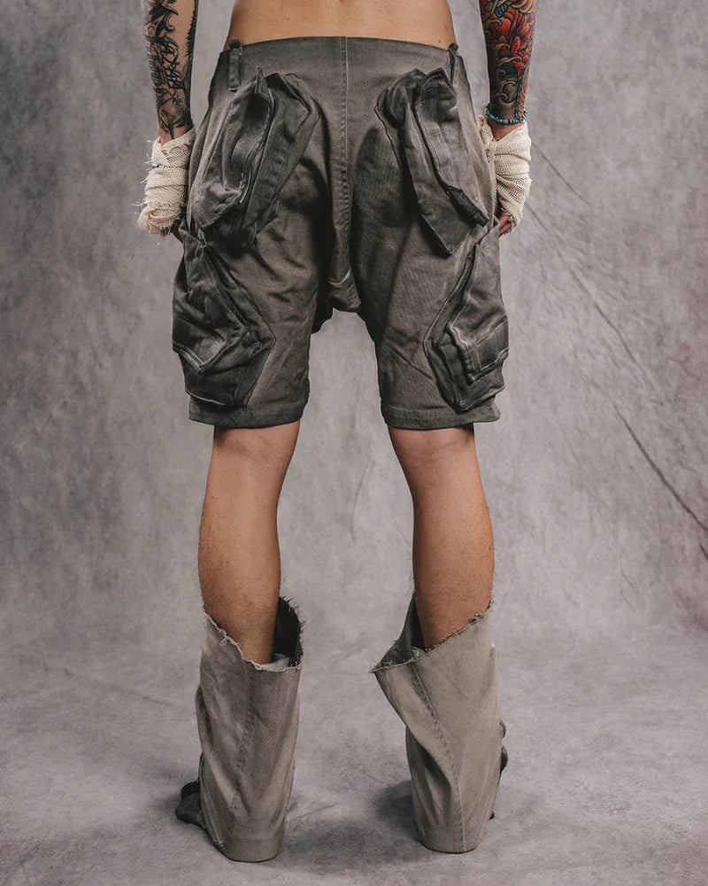 Explorer's Essential Cargo Shorts -  stylish cotton shorts - Cargo Shorts for Urban and Outdoor Adventures