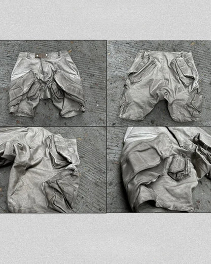 Explorer's Essential Cargo Shorts -  techwear - Cargo Shorts for Urban and Outdoor Adventures