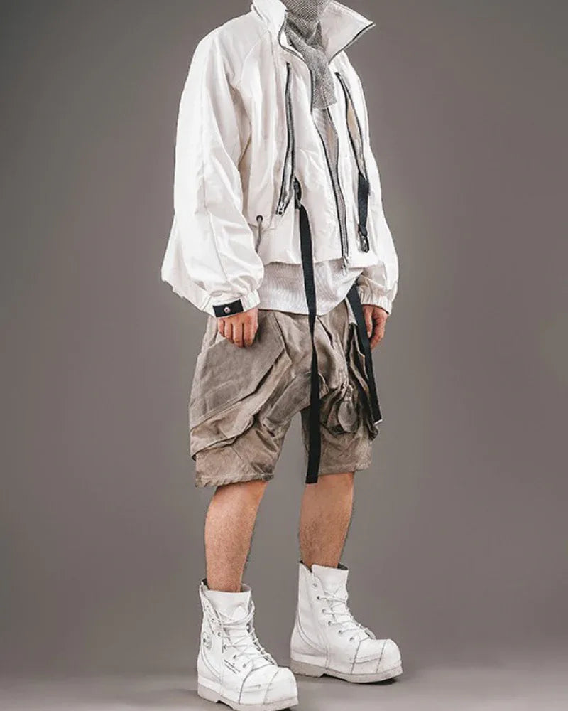 Explorer's Essential Cargo Shorts -  urban style - Cargo Shorts for Urban and Outdoor Adventures
