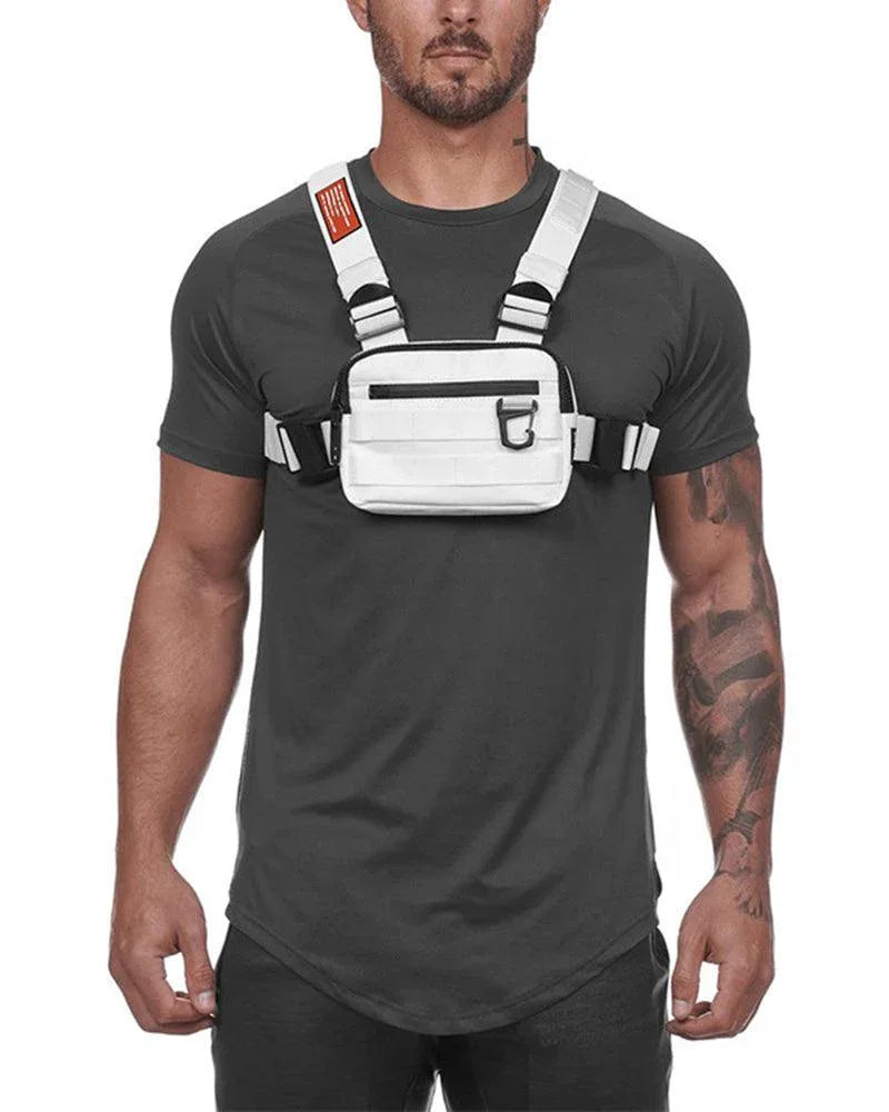 Explorer's Essential Chest Pack - chest pack - Essential Crossbody Bag for Daily Adventures