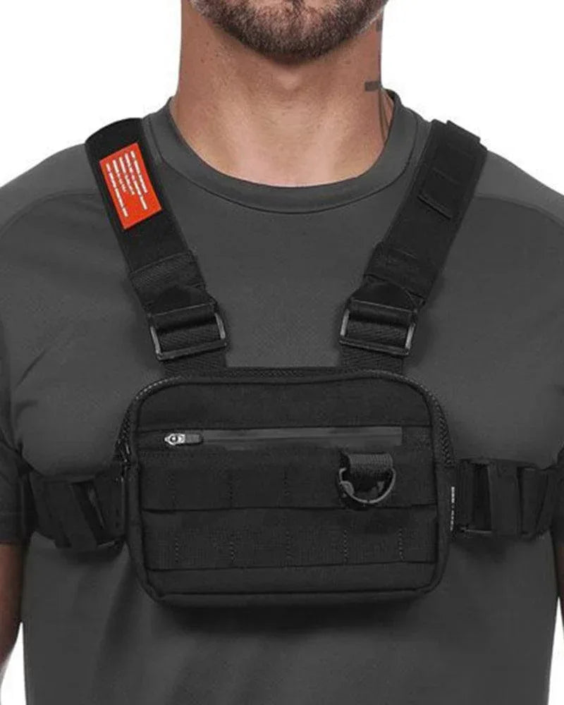 Explorer's Essential Chest Pack -  fashionable chest pack - Essential Crossbody Bag for Daily Adventures