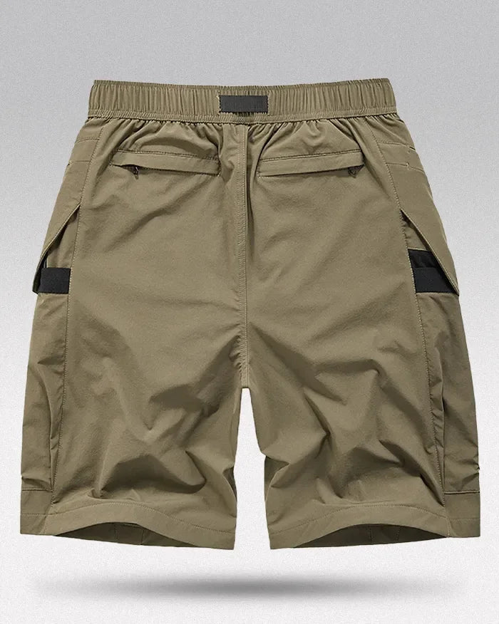 Explorer's Essential Utility Shorts -  active lifestyle - Urban Cargo Utility Shorts for Active Lifestyles