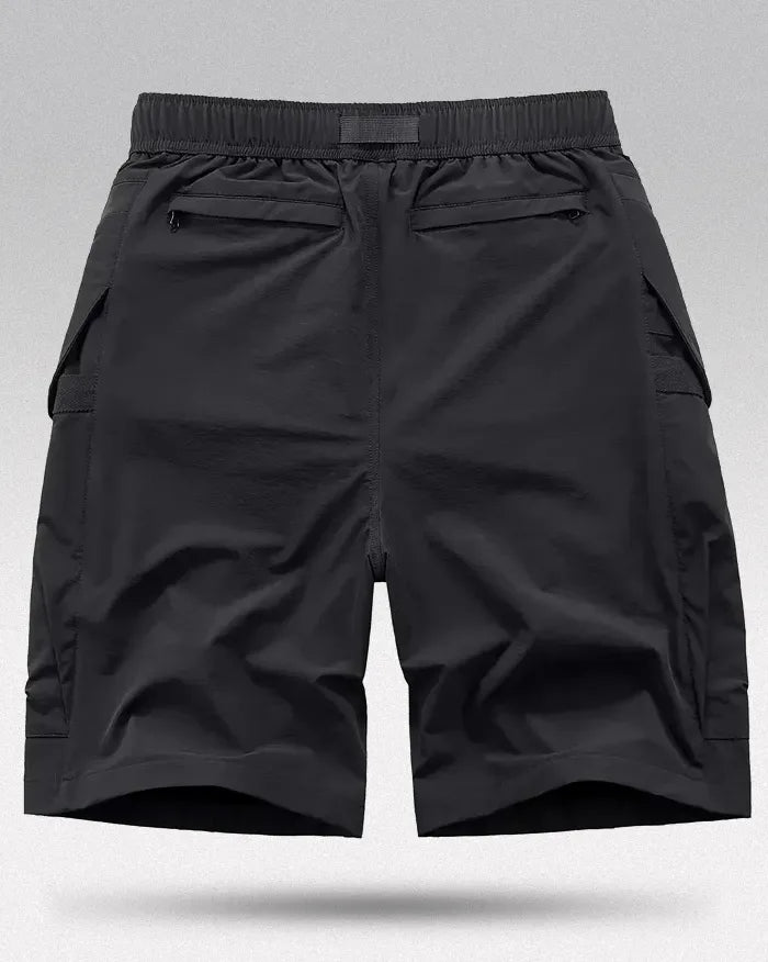 Explorer's Essential Utility Shorts -  cargo shorts - Urban Cargo Utility Shorts for Active Lifestyles