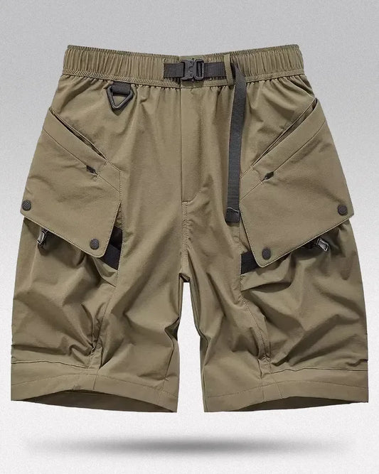 Explorer's Essential Utility Shorts - dynamic urban cargo shorts - Urban Cargo Utility Shorts for Active Lifestyles