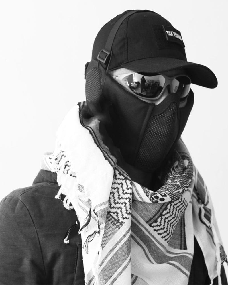 Explorer's Hat & Mask Duo -  stylish gear - Techwear Hat and Mask Duo for Outdoor Adventures