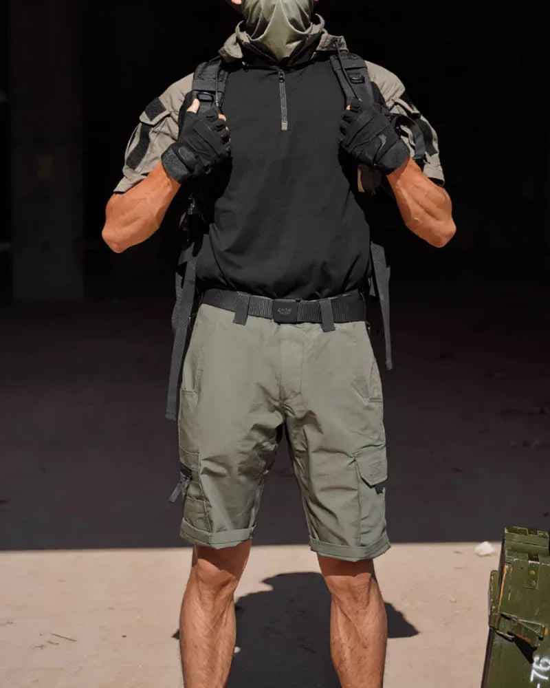 Explorer's Tactical Cargo Shorts - cargo shorts for hiking - Comfortable Tactical Cargo Shorts for Outdoors