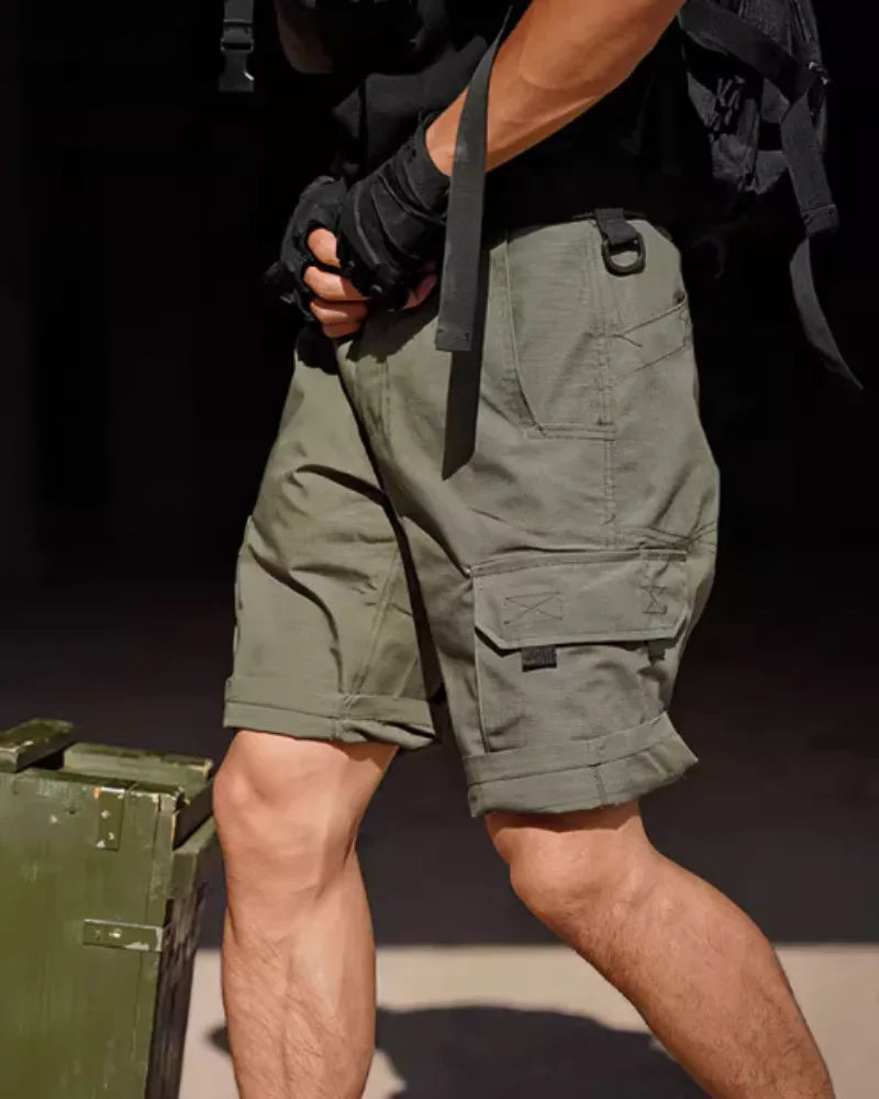 Explorer's Tactical Cargo Shorts -  techwear - Comfortable Tactical Cargo Shorts for Outdoors