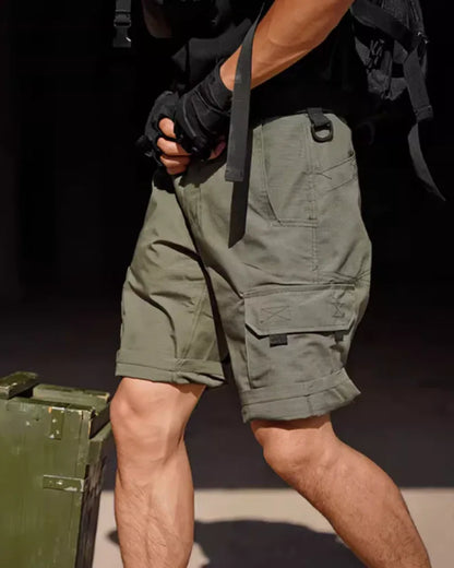 Explorer's Tactical Cargo Shorts -  techwear - Comfortable Tactical Cargo Shorts for Outdoors