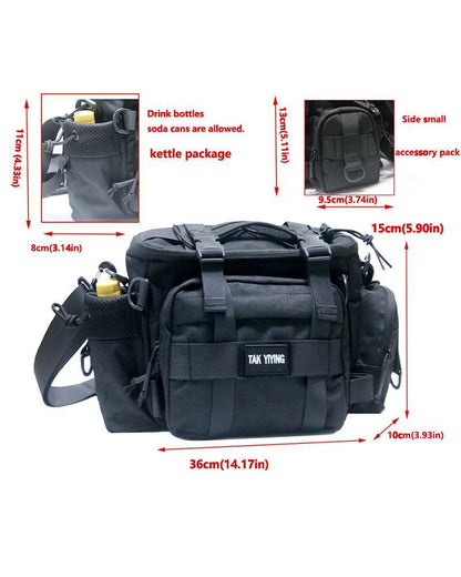 Explorer's Tactical Sling Pack -  black sling pack - Sling Pack for Daily Adventures and Comfort