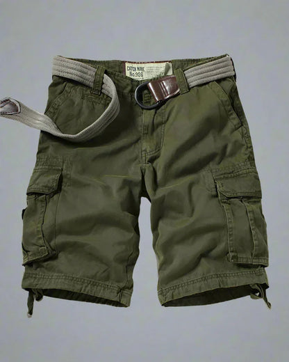 Explorer's Utility Cargo Shorts -  adventure shorts - Utility Cargo Shorts for Outdoor Adventures