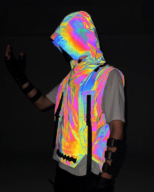 Eye-Catching Reflective Tactical Gear - tactical reflective vest - Reflective Tactical Vest for Urban Style