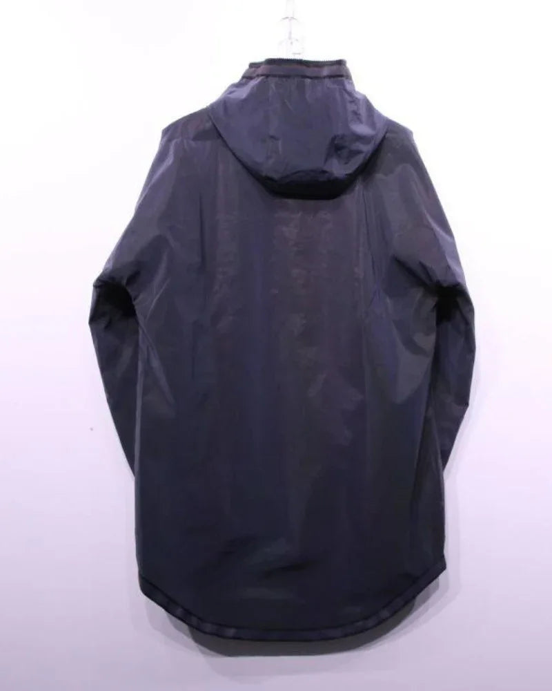 Eye-Catching Reflective Tech Jacket -  black jacket - Reflective Tech Jacket for Urban Style and Comfort