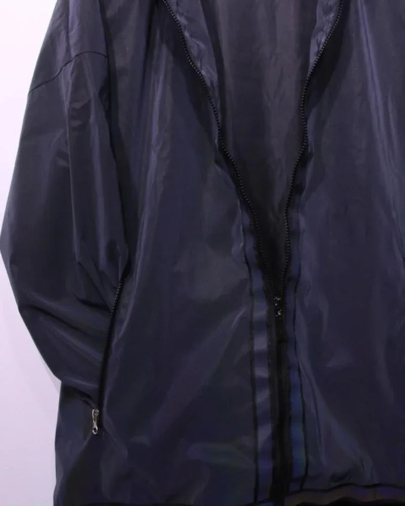 Eye-Catching Reflective Tech Jacket - reflective jacket - Reflective Tech Jacket for Urban Style and Comfort
