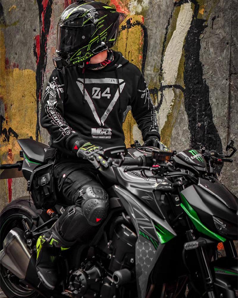 Revolutionary Biker Graphic Hoodie
