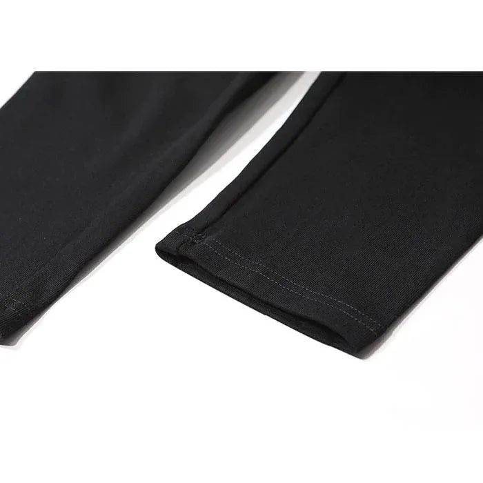 Faux Two-Piece Techwear Cargo Pants -  black pants - Trendy Techwear Cargo Pants for Everyday Wear