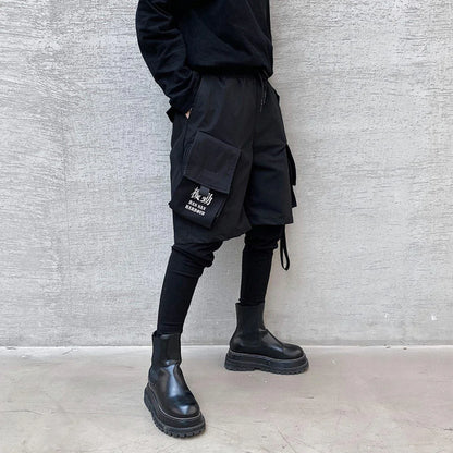 Faux Two-Piece Techwear Cargo Pants -  breathable cargo pants - Trendy Techwear Cargo Pants for Everyday Wear