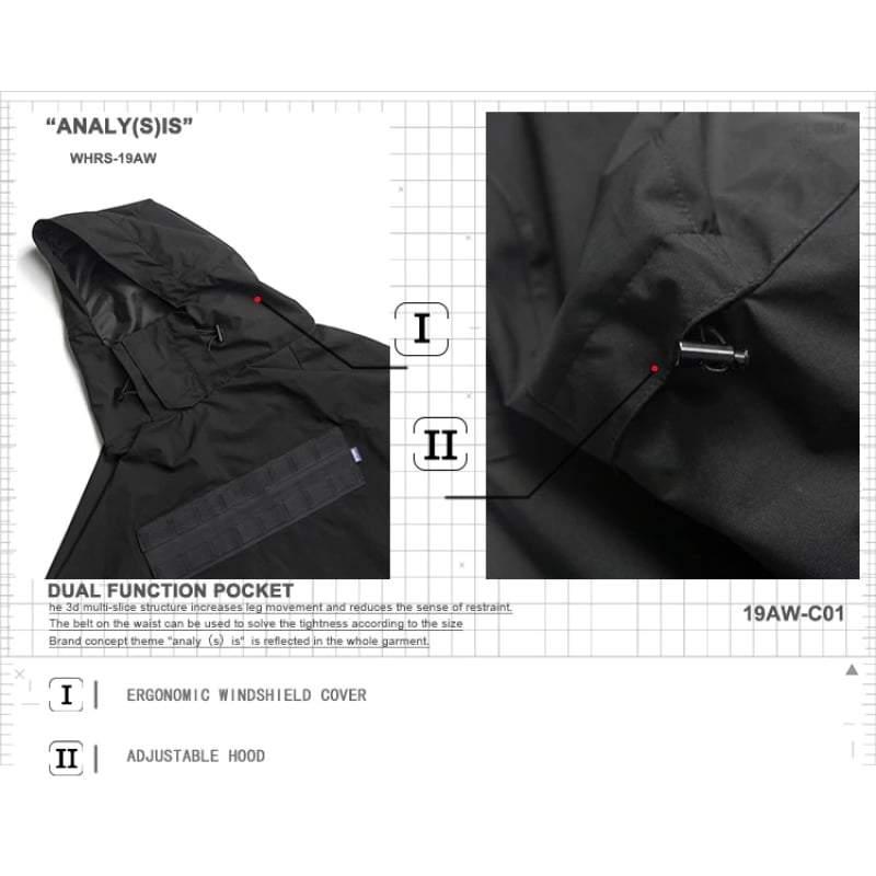 Futuristic Waterproof Samurai Cape