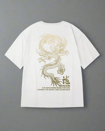 Fearless Dragon Graphic Shirt -  comfortable daily wear - Fearless Dragon Graphic Shirt for Daily Comfort