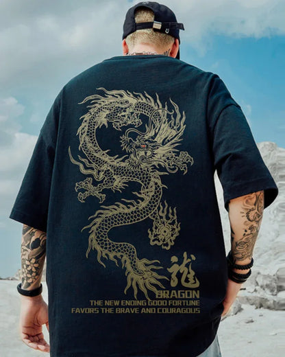 Fearless Dragon Graphic Shirt - graphic shirt - Fearless Dragon Graphic Shirt for Daily Comfort