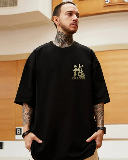Fearless Dragon Graphic Shirt - oversized graphic t-shirt - Fearless Dragon Graphic Shirt for Daily Comfort