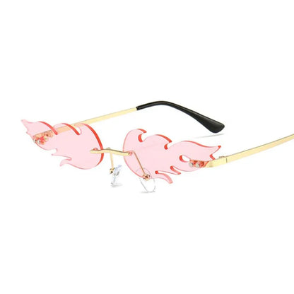 Flame Sunglasses -  clear vision sunglasses - Trendy Flame Sunglasses with UV Protection