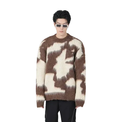 Fluffy Knit Sweater - comfortable knitwear - Fluffy Knit Sweater for Cozy Winter Days