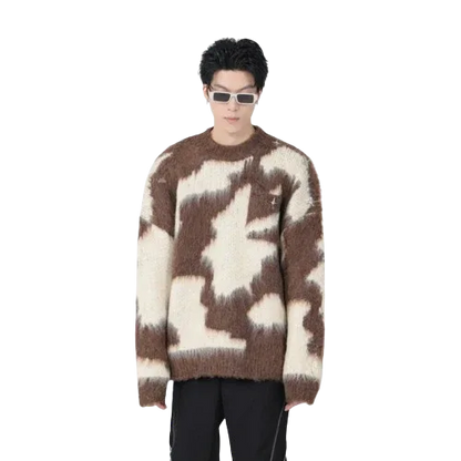 Fluffy Knit Sweater - comfortable knitwear - Fluffy Knit Sweater for Cozy Winter Days