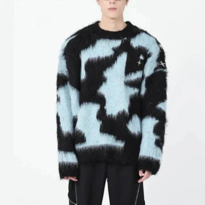 Fluffy Knit Sweater - fluffy sweater - Fluffy Knit Sweater for Cozy Winter Days