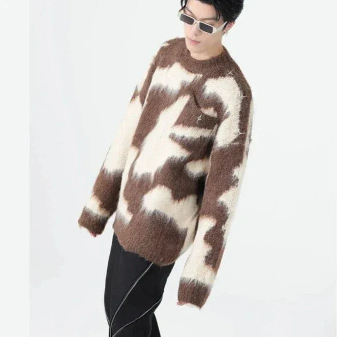 Fluffy Knit Sweater -  soft winter sweaters - Fluffy Knit Sweater for Cozy Winter Days