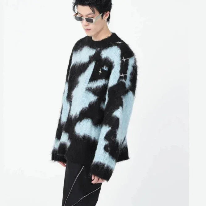 Fluffy Knit Sweater -  stylish sweater - Fluffy Knit Sweater for Cozy Winter Days